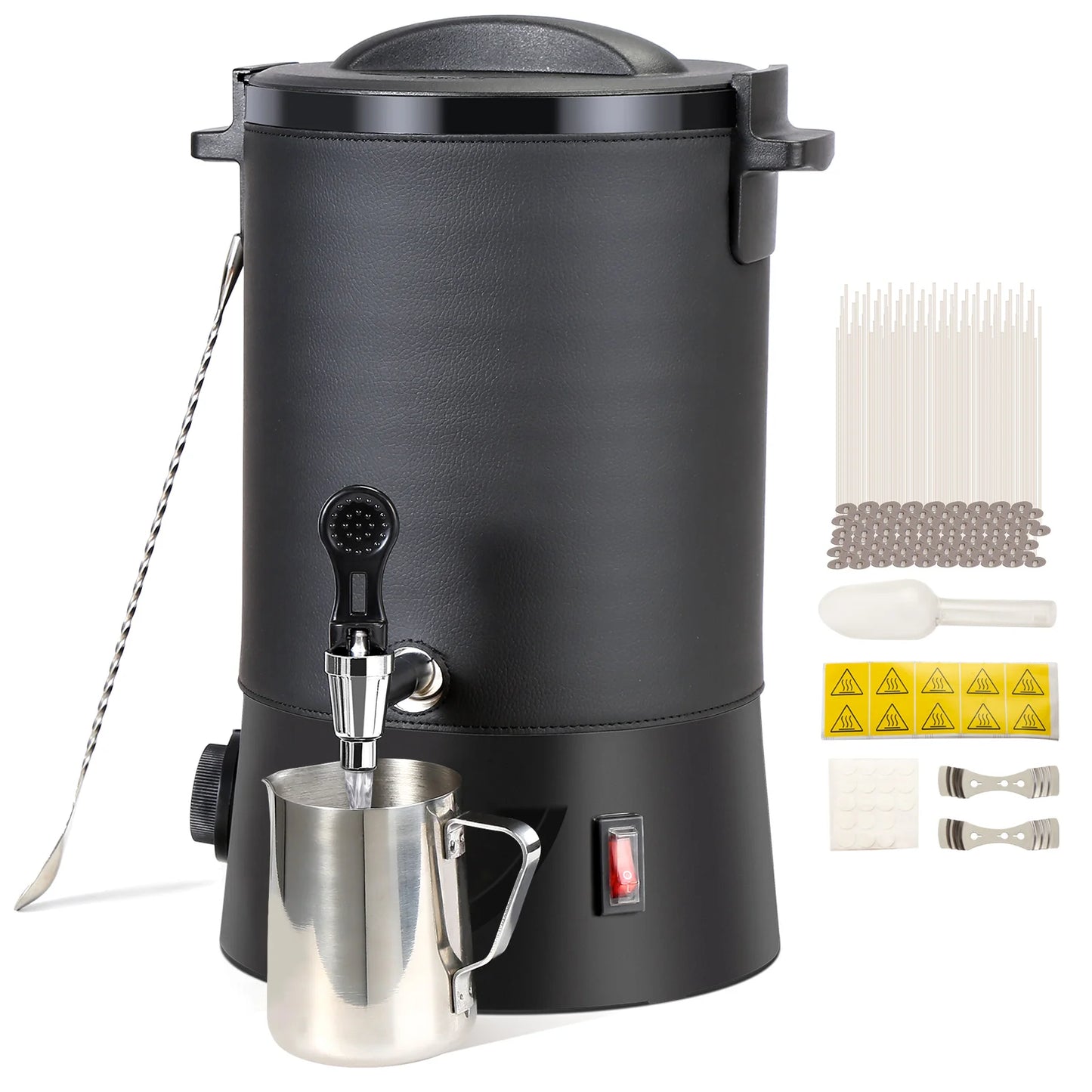 Electric Wax Melter for Candle Making, 6.5L & 10L, 9-Level Temp Control | StriveRiseFit