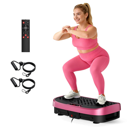 Vibration Plate Exercise Machine | 120 Speed Levels, 330LB Capacity, Low-Noise, 7 Colors