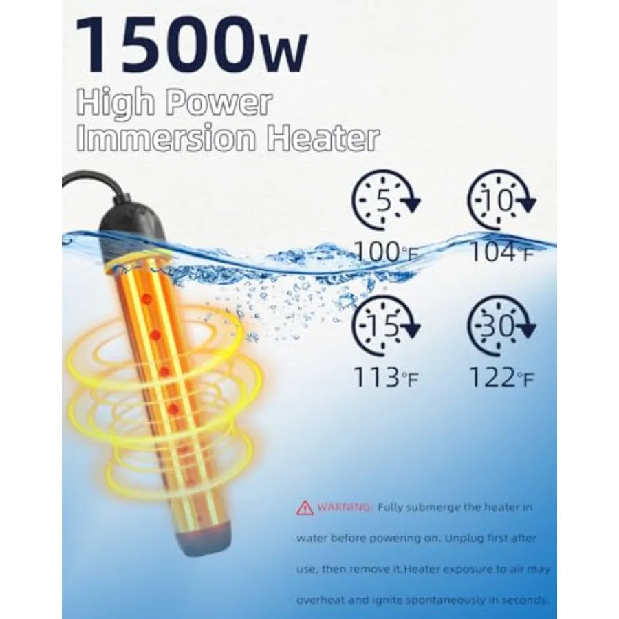 Portable Camping Shower with Heater | 6000mAh, 3 Spray Modes, LED Display | StriveRiseFit