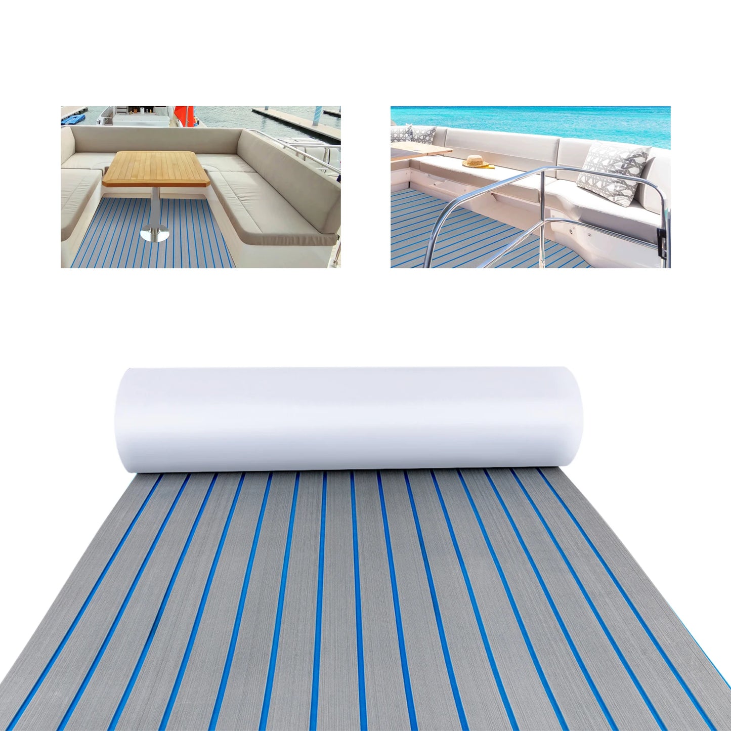 EVA Foam Boat Deck Mat 6mm Non-Slip Faux Teak Marine Decking Sheet | StriveRiseFit