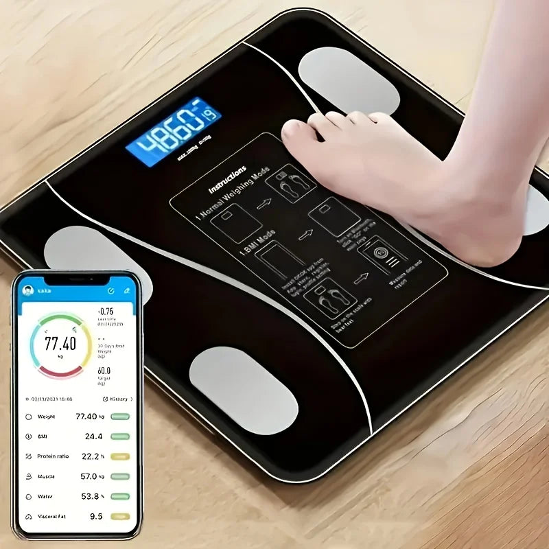 Digital Body Scale 400lbs - Backlit LED Display for Weight Management | StriveRiseFit