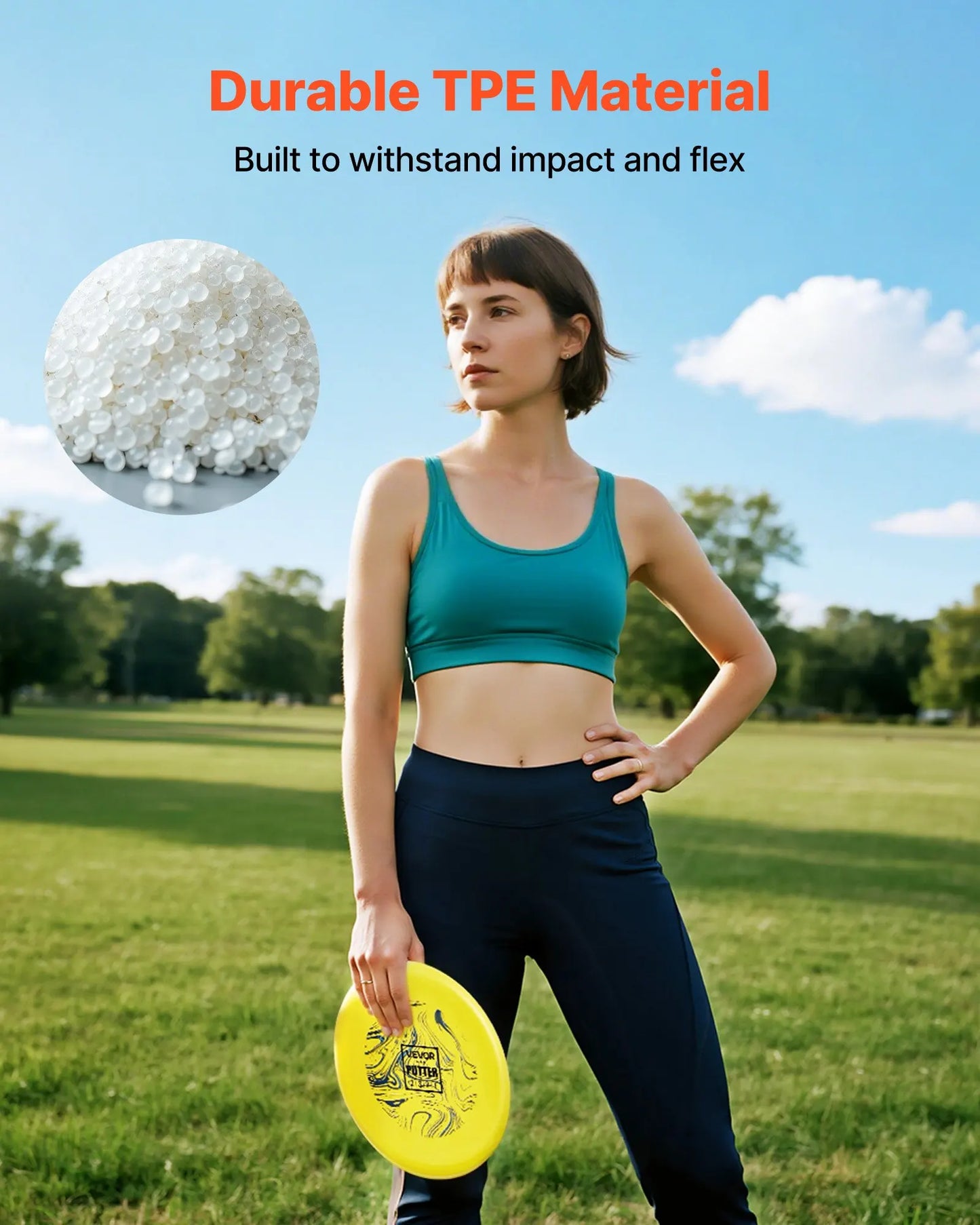 3-Pack Disc Golf Starter Set with Putter, Mid-Range & Driver | StriveRiseFit