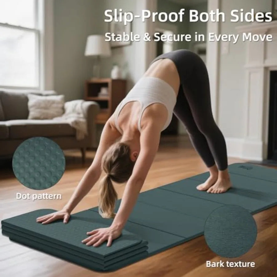 Extra Thick Yoga Mat 1/2" (13mm), Non-Slip, Odorless, 70x24", 9 Colors | StriveRiseFit