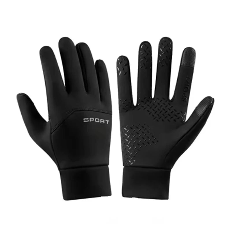 2025 High Quality Winter Men's and Women's Warm Gloves Plush Outdoor Sports Windproof and Cold Poof