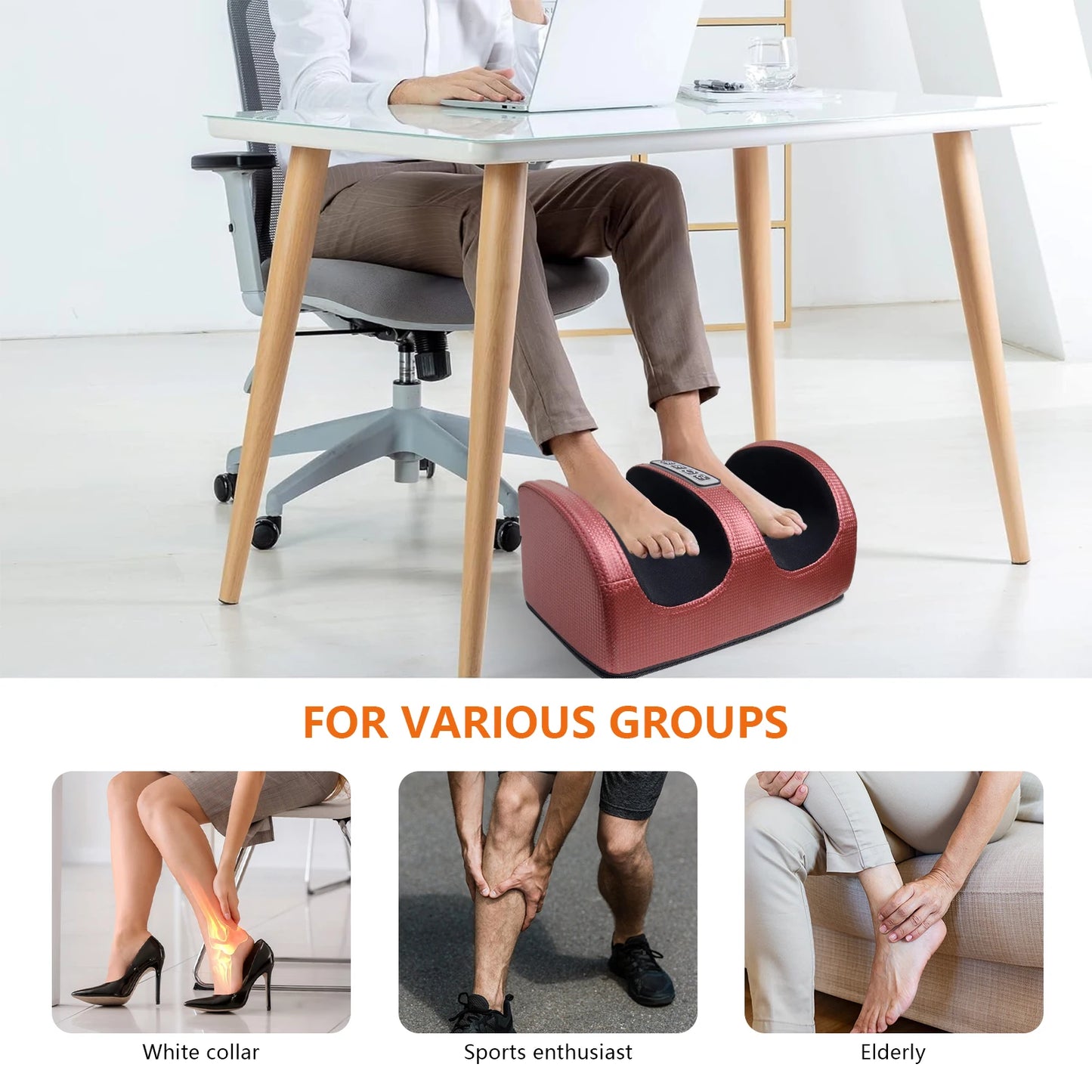 Foot Massage Machine, Foot Kneading, Electric Heating, Christmas Gifts, Valentine's Day Gifts