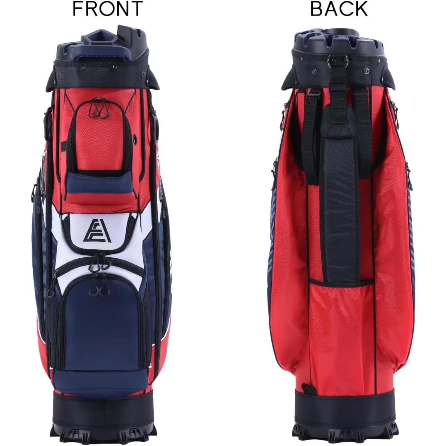 Premium 14-Way Golf Cart Bag with Rain Cover & Cooler Pocket | StriveRiseFit