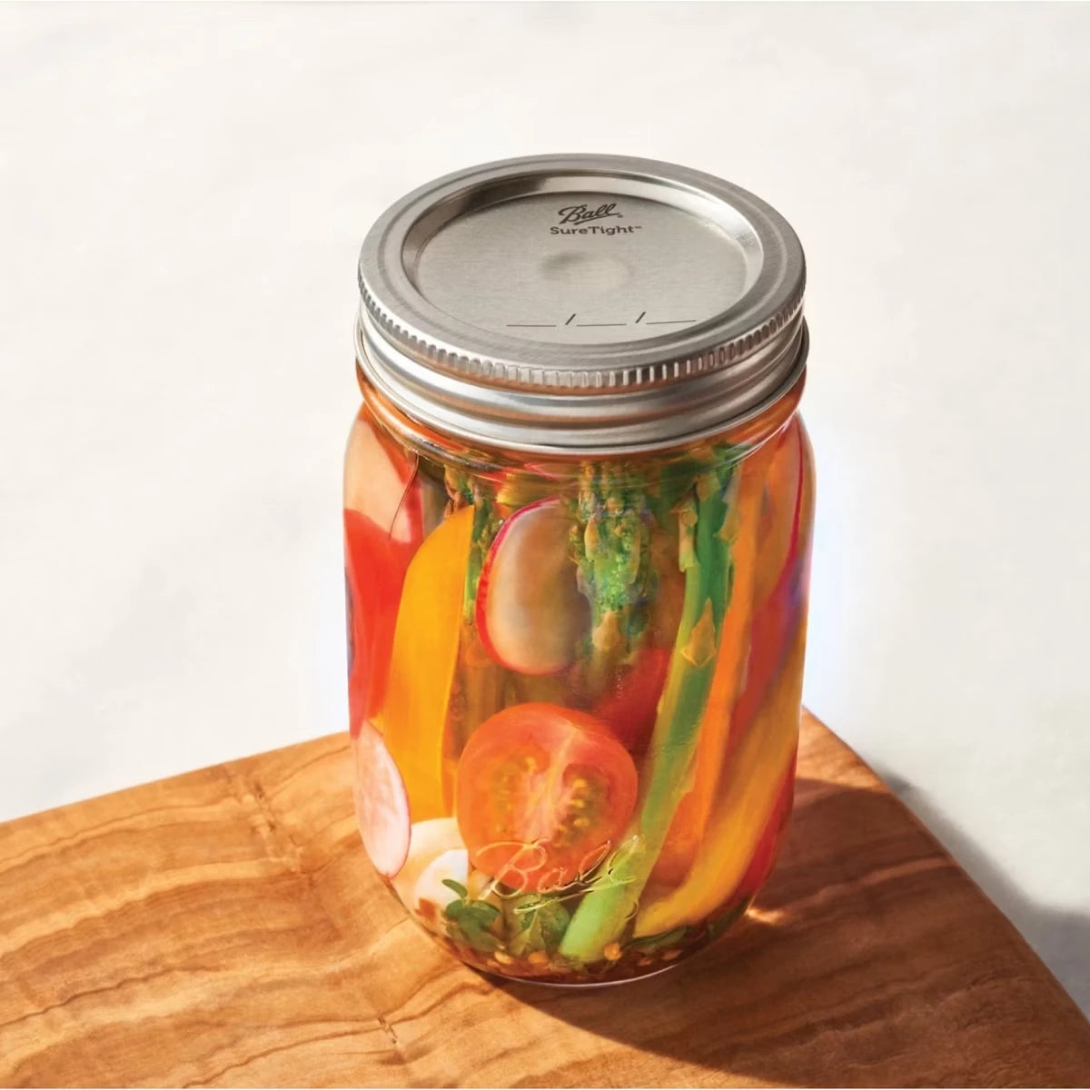Regular Mouth Mason Jar Lids 12-Pack — Lids Only, No Bands | StriveRiseFit
