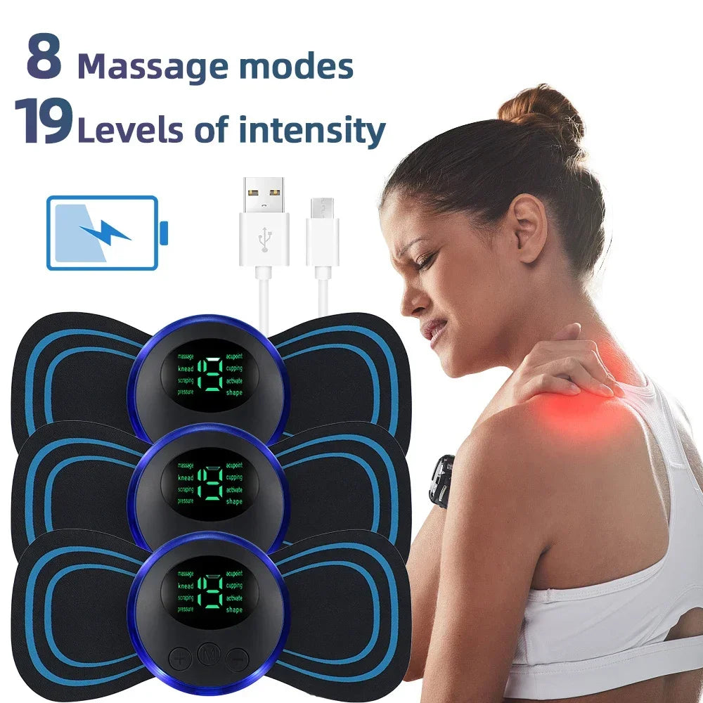 EMS Microcurrent Mini Massager | Low-Frequency Muscle Stimulator | StriveRiseFit