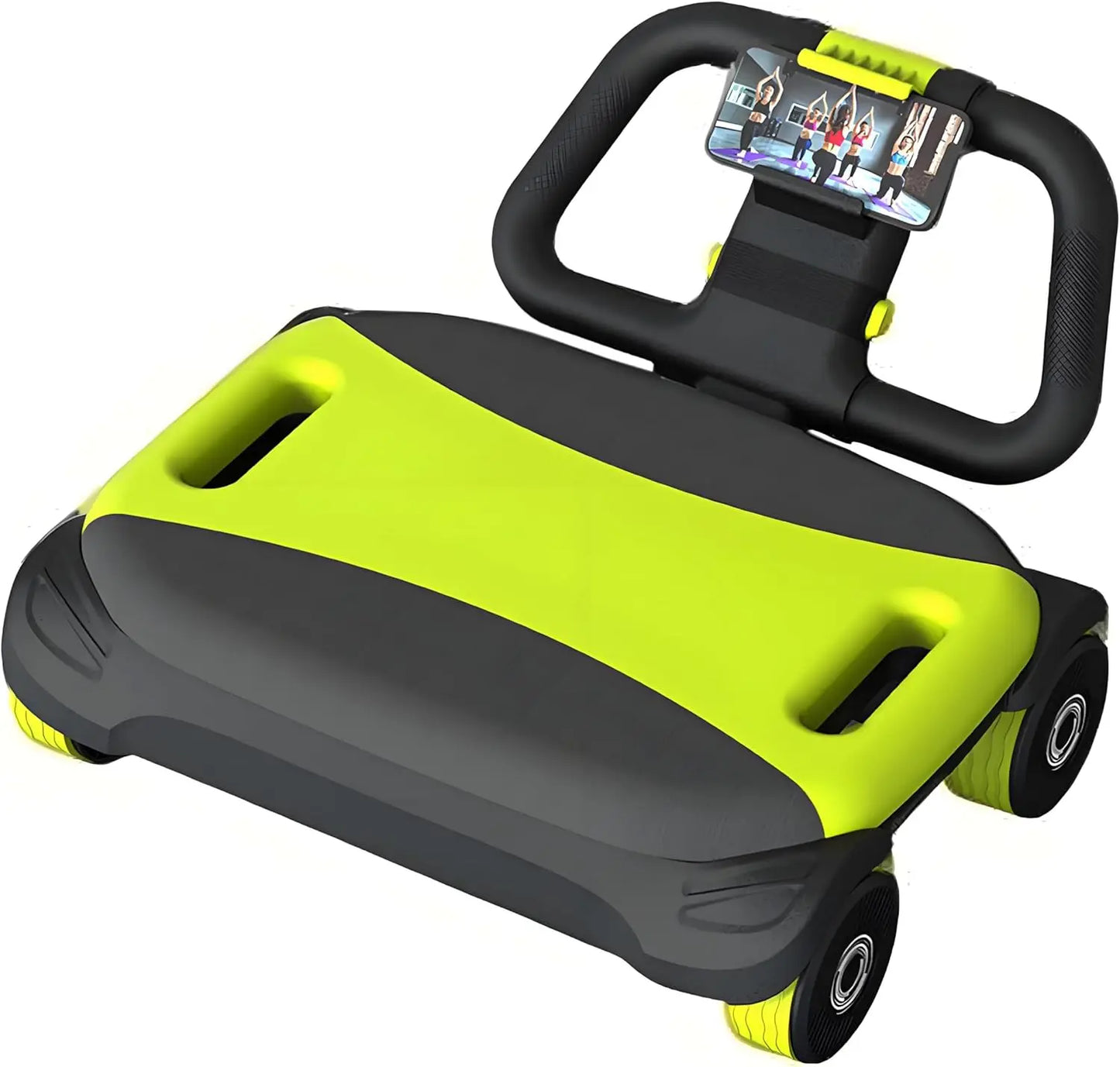 4-Wheel Ab Roller with Auto-Rebound for Core Strength Training | StriveRiseFit