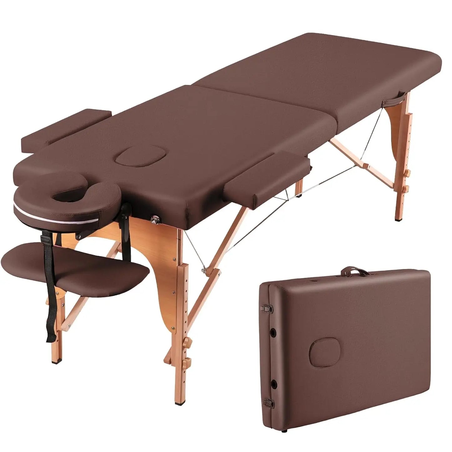 Portable Massage Table Wooden Lash Bed 24" Wide Foldable | StriveRiseFit