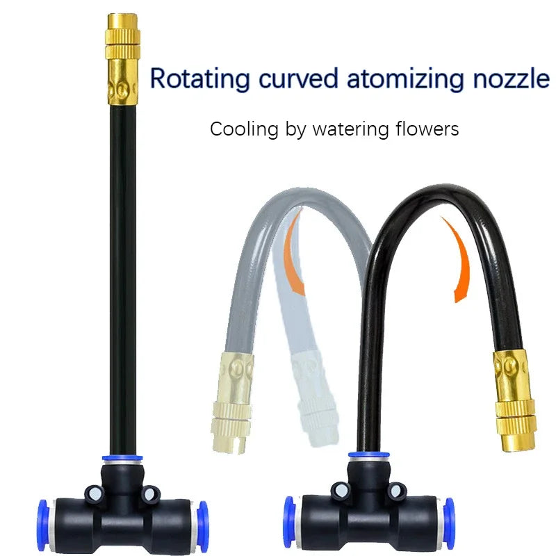 Automatic Irrigation Sprinkler Kit | Rotating Copper Nozzle | 5m, 10m, 20m | StriveRiseFit