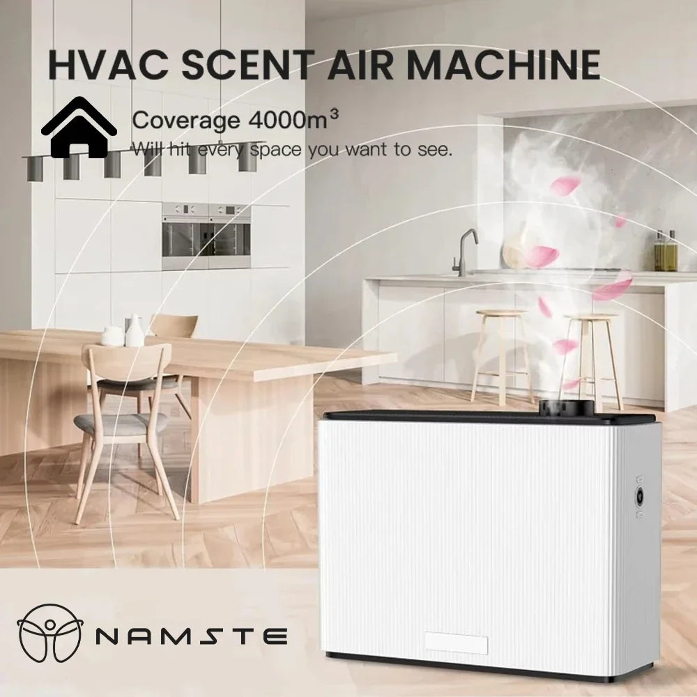 NAMSTE 4000m³ Electric Smart Aroma Diffuser Bluetooth Fragrance Diffuser Essential Oils For Home Hotel Spa HVAC  Air Freshener