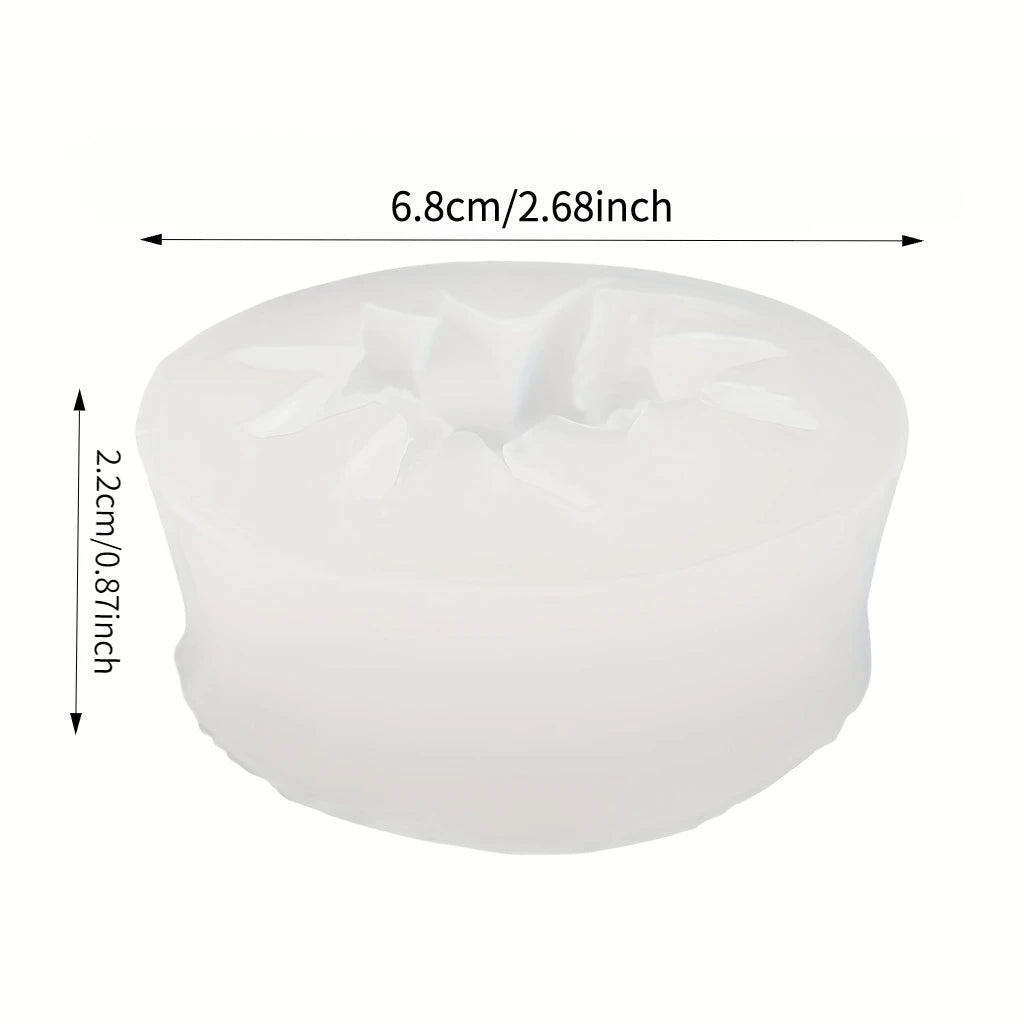 3D Rose Silicone Mold for Candles, Soap, Resin & Clay | StriveRiseFit