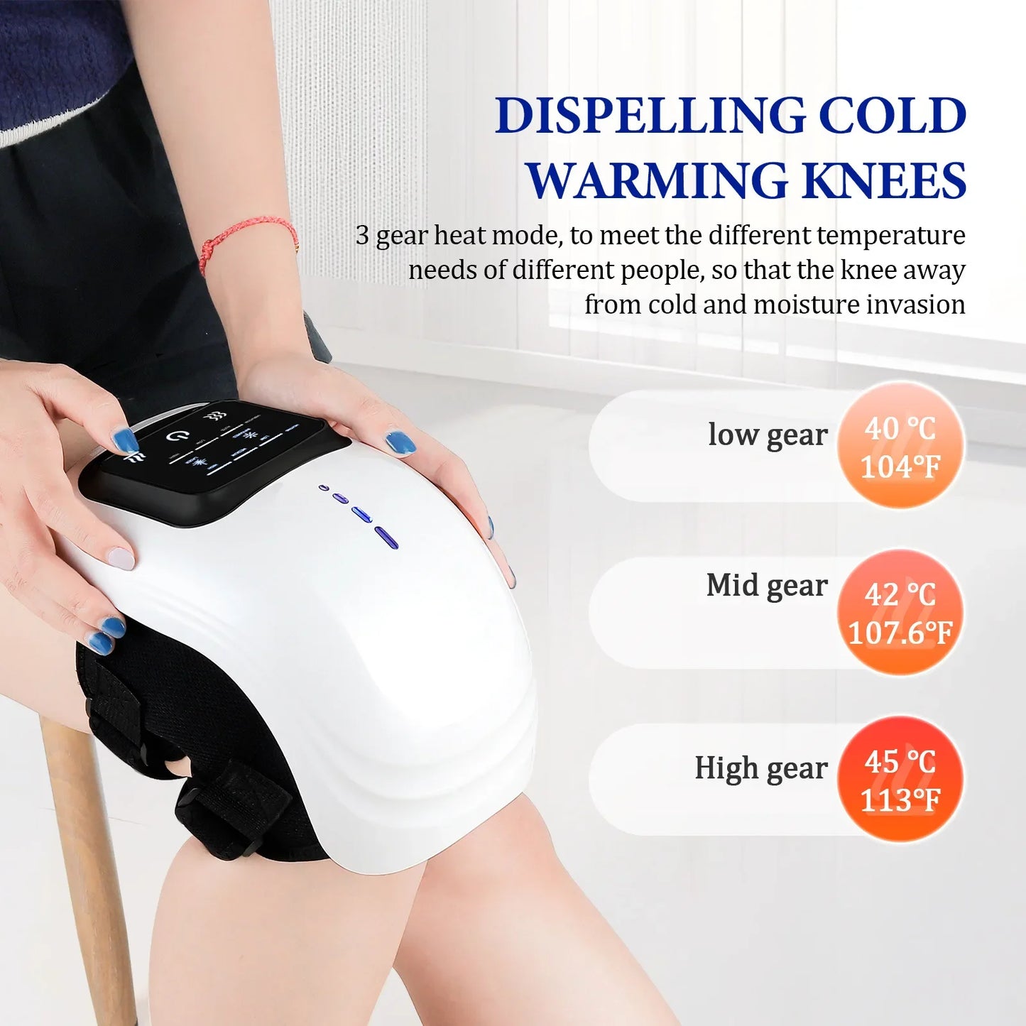 Smart Knee Massager - Vibration & Air Pressure for Knee, Elbow & Shoulder | StriveRiseFit.com
