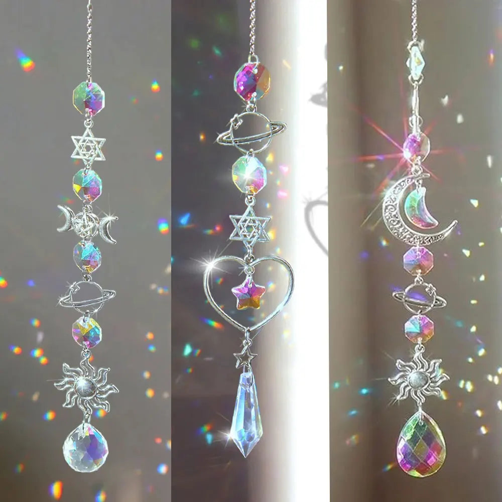 Crystal Wind Chime Rainbow Maker & Sun Catcher — Garden & Home Decor | StriveRiseFit