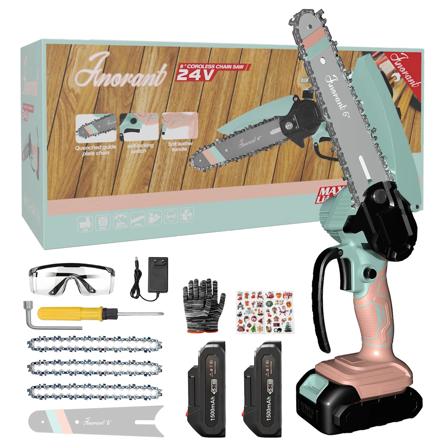Mini Cordless Chainsaw | Handheld | Battery Powered | Multiple Colors | StriveRiseFit