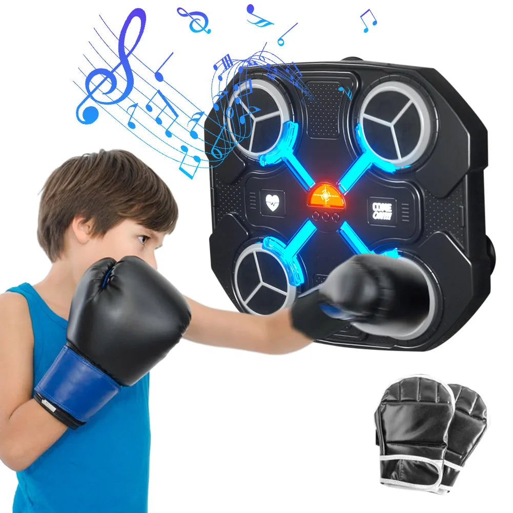 Music Boxing Trainer - Electronic Wall Target Practice Machine | StriveRiseFit
