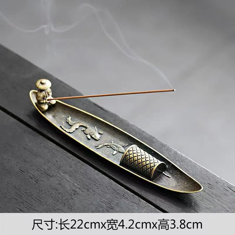 Metal Incense Stick Holder Censer 3 Styles Fits Standard Sticks | StriveRiseFit
