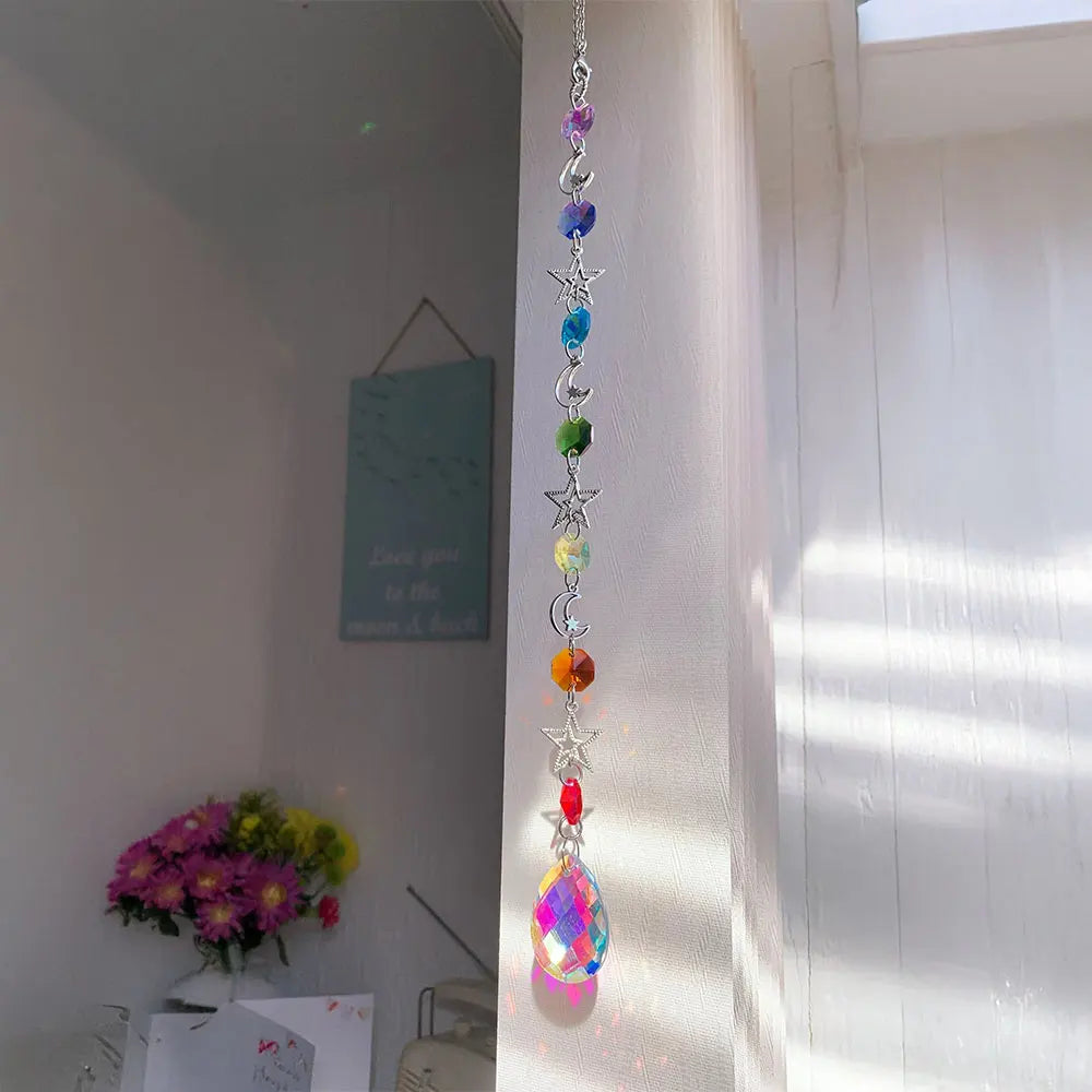 Crystal Wind Chime Rainbow Maker & Sun Catcher — Garden & Home Decor | StriveRiseFit