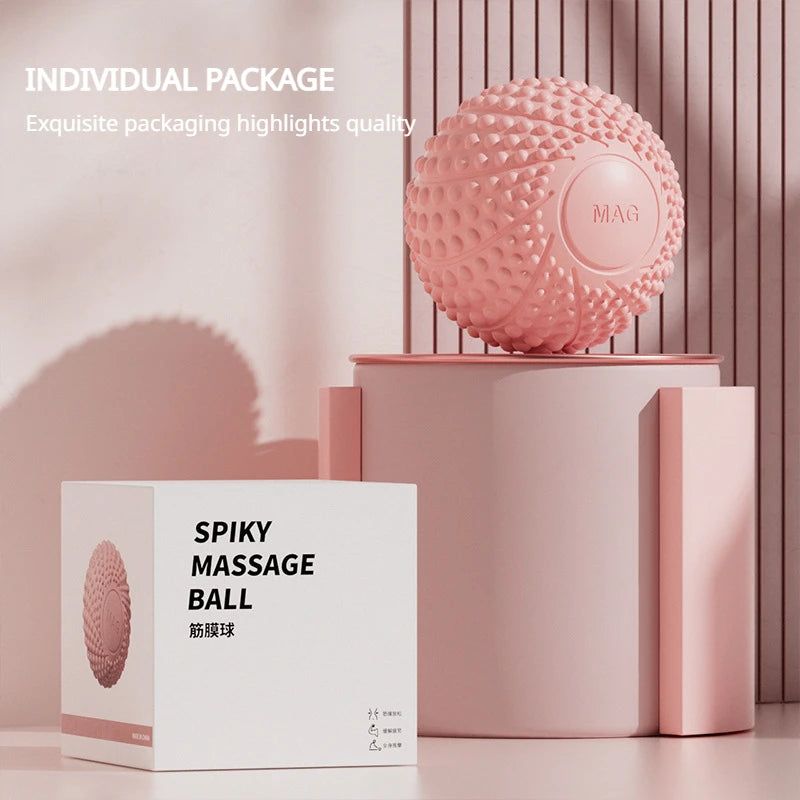 Fascial Massage Ball, Hedgehog Texture, Magnetic Therapy, Foot & Muscle Relief | StriveRiseFit