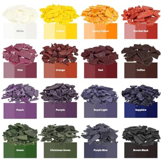 16-Color Soy Wax Candle Dye Set for Candle Making | StriveRiseFit