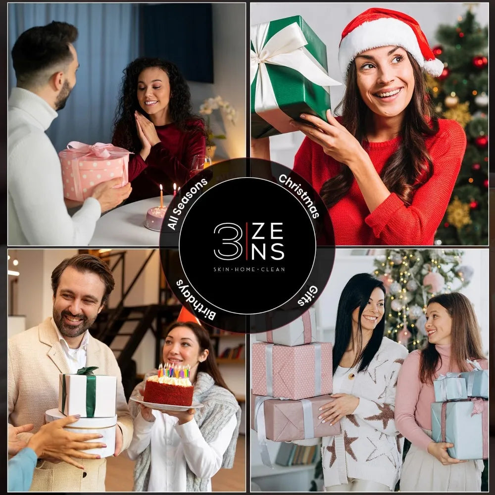 Energy Candle for Women & Men — Scented Soy Candle w/225+ Hour Burn Time — Fragrant Relaxing Aromatherapy Candles for Holiday Gifts