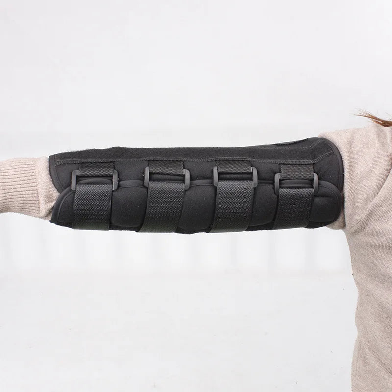 Hinged Elbow Brace & Arm Splint, Adjustable Support for Fracture & Recovery, S-L | StriveRiseFit