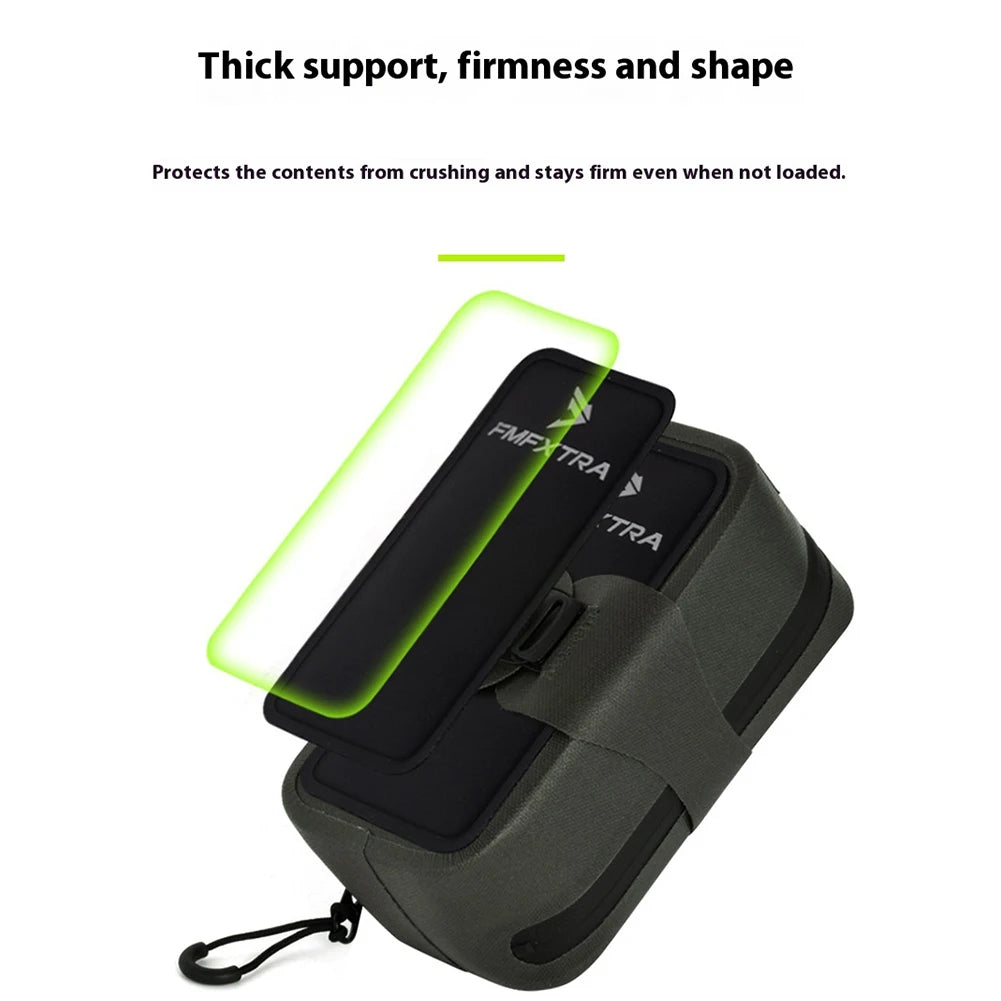 Bicycle Under Seat Bag Bike Strap-On Saddle Bag Knob Lock Bike Seat Bag Waterproof 0.5L Bike Bag Portable Cycling Accessories