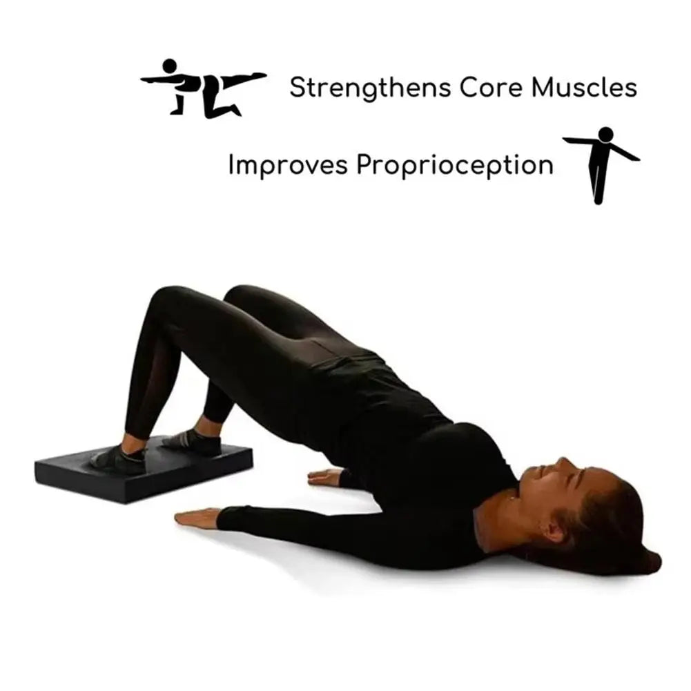 NBR Balance Training Pad, Non-Slip Foam Mat for Planks, Yoga & Rehab, 2cm & 4cm | StriveRiseFit