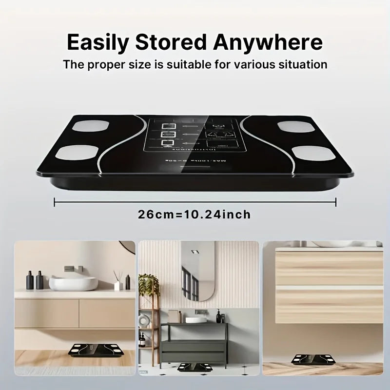 Digital Body Scale 400lbs - Backlit LED Display for Weight Management | StriveRiseFit