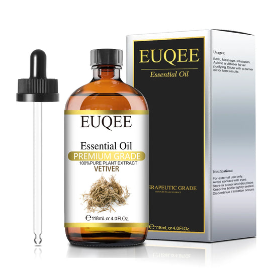 EUQEE 118ML Large Bottle of Essential Oil For Aroma Therapy Humidifier, DIY Soap, Massage