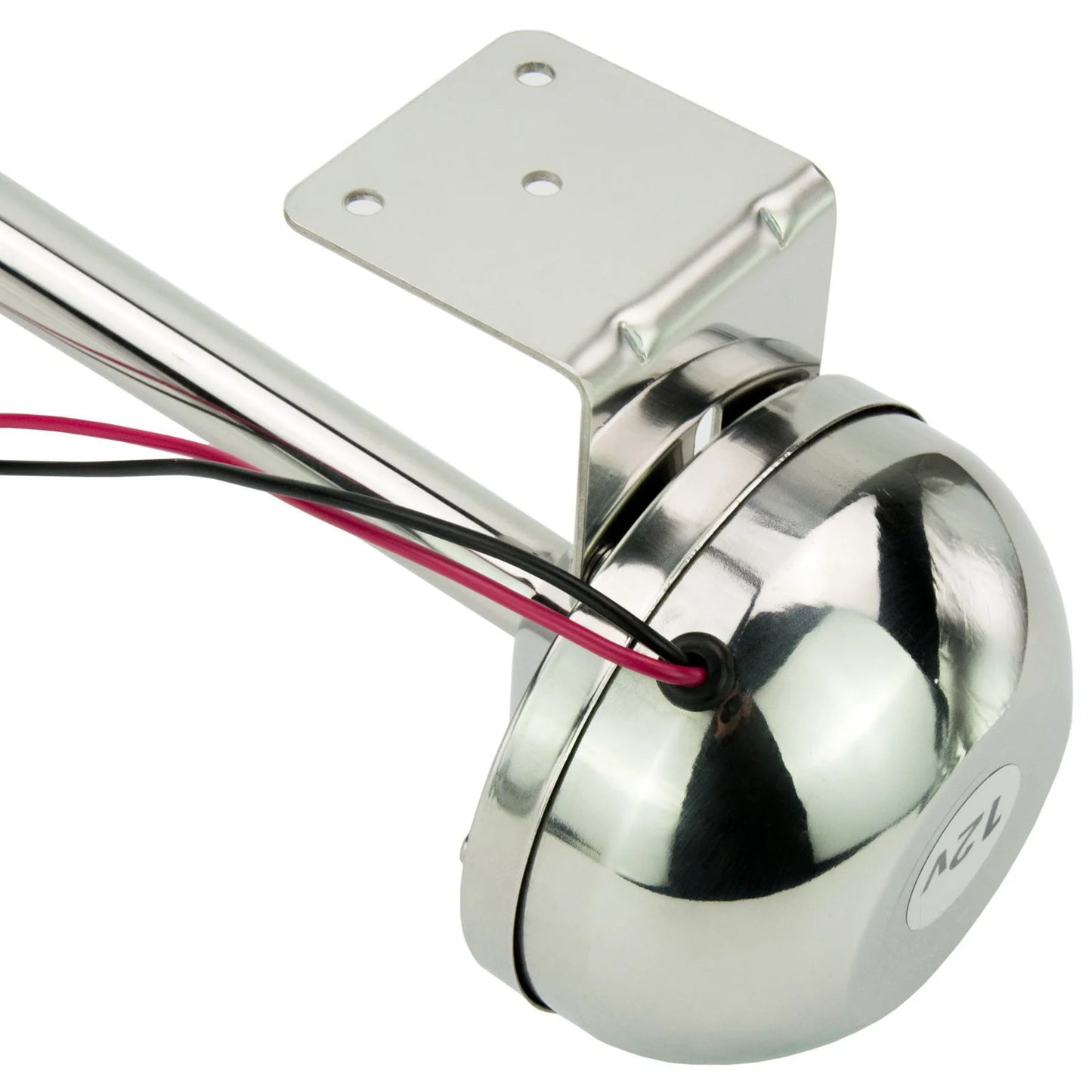 12V Electric Marine Trumpet Horn | 120dB, 304 Stainless Steel, 16.1" | StriveRiseFit