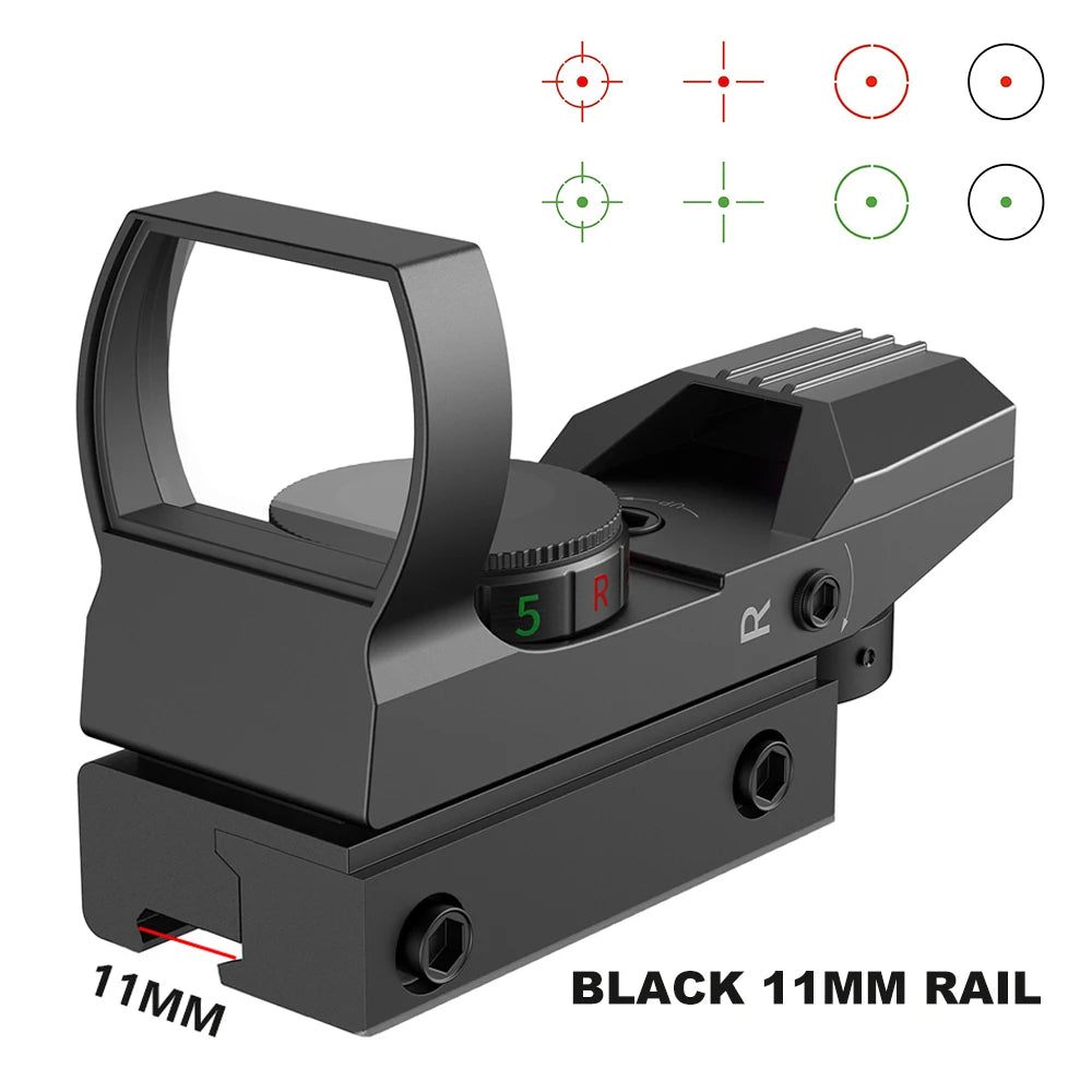 Bestsight SBD Tactical Red/Green Dot Reflex Sight - 11mm & 20mm Rail
