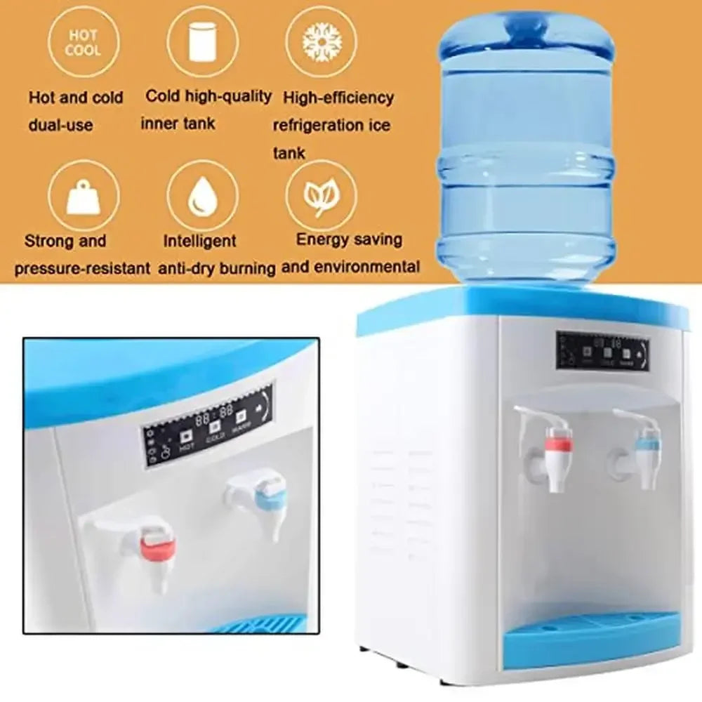 Compact 3-in-1 Water Cooler Dispenser - Top Loading with Stainless Steel Liner | 18.9L Capacity