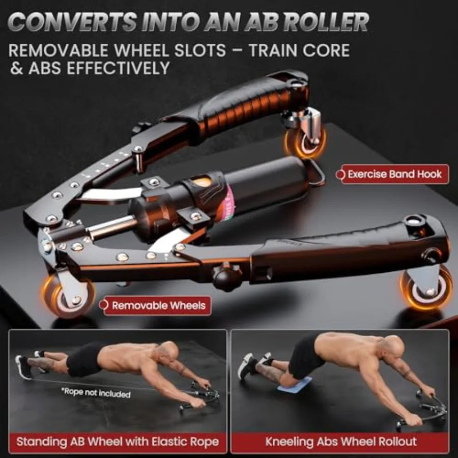 3-in-1 Hydraulic Twister Arm Trainer, 22–440 lbs Adjustable Chest Workout | StriveRiseFit