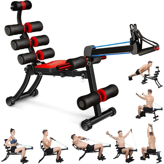 22 in 1 Wonder Master Core & Abdominal Workout Equipment, Foldable & Adjustable Rowing Machine, Core Strength Training & Abdominal, Arms and Shoulders