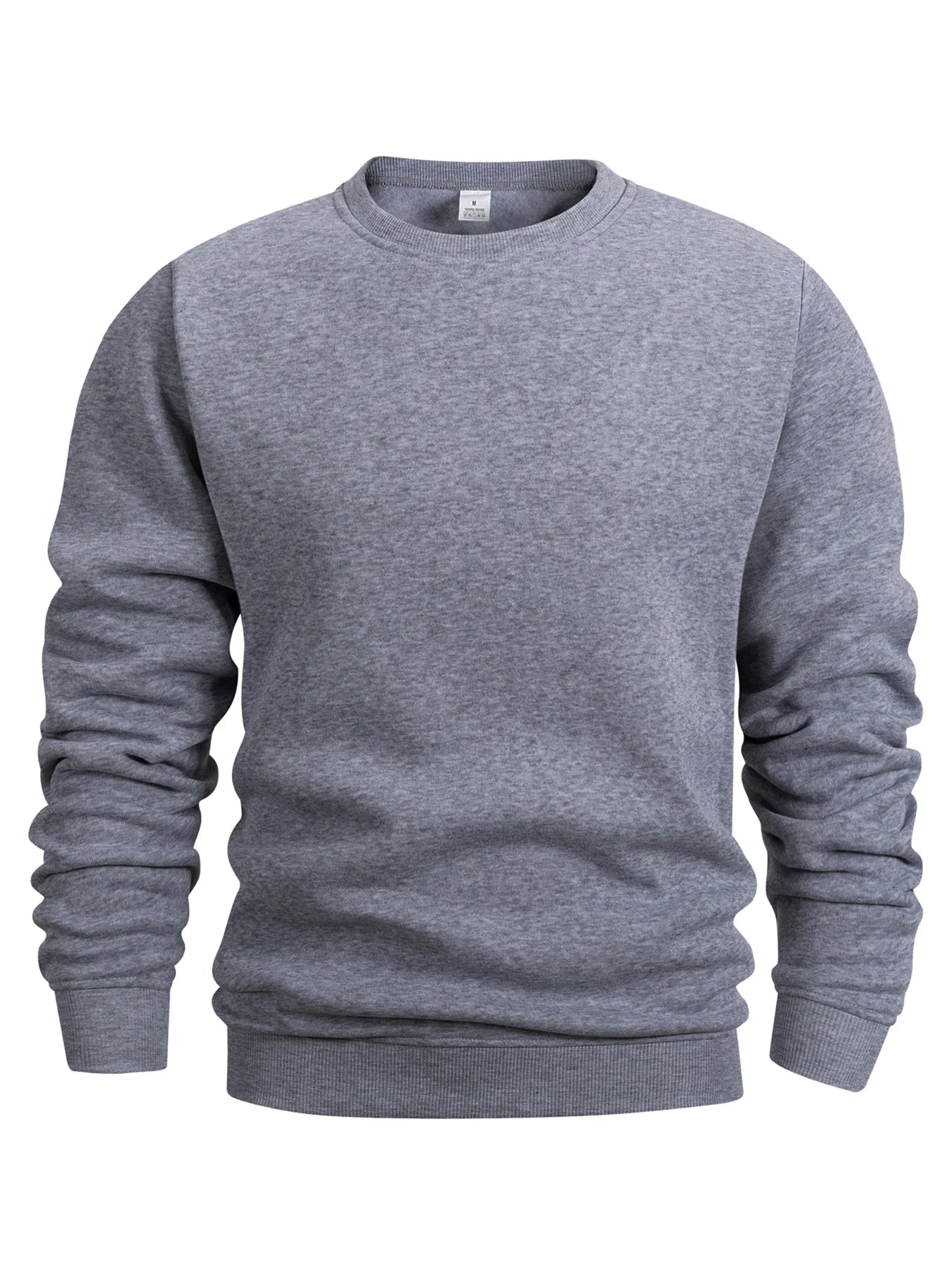 Men's Crew Neck Sweatshirts Solid Color ~ Outdoor Casual Daily Long Sleeve Pullover Sportswear