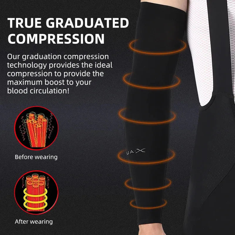 Ice Silk UV Sun Protection Arm Sleeves 3-Pack, Unisex for Cycling, Running & Outdoor | StriveRiseFit