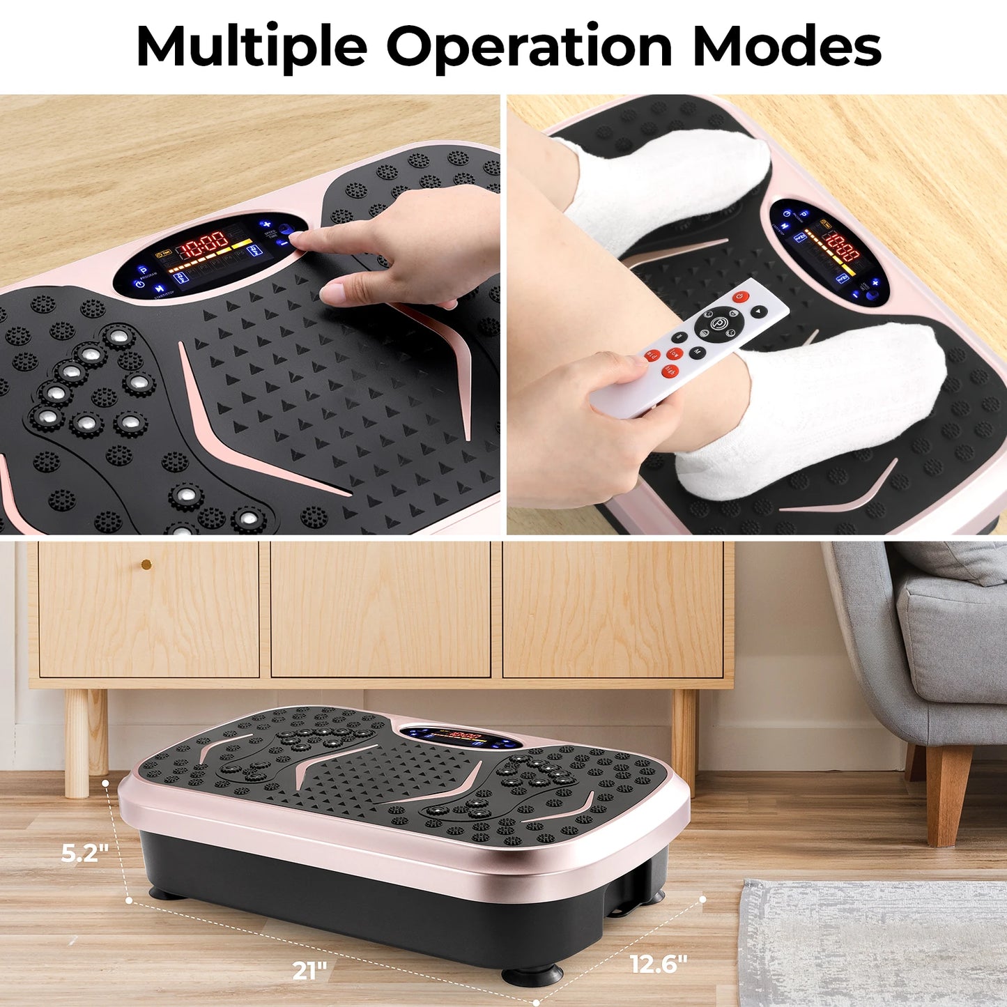 Vibration Plate Exercise Machine - Whole Body Workout Platform | StriveRiseFit