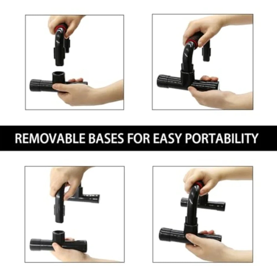 Push Up Bars Ergonomic Workout Stands with Anti-Slip Sturdy Structure for Strength Training | StriveRiseFit