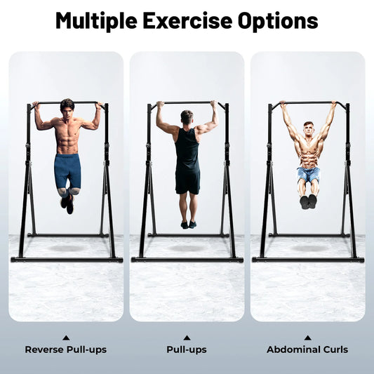 Carbon Steel Pull Up Bar, 440 lb Capacity, Adjustable Height Home Gym | StriveRiseFit