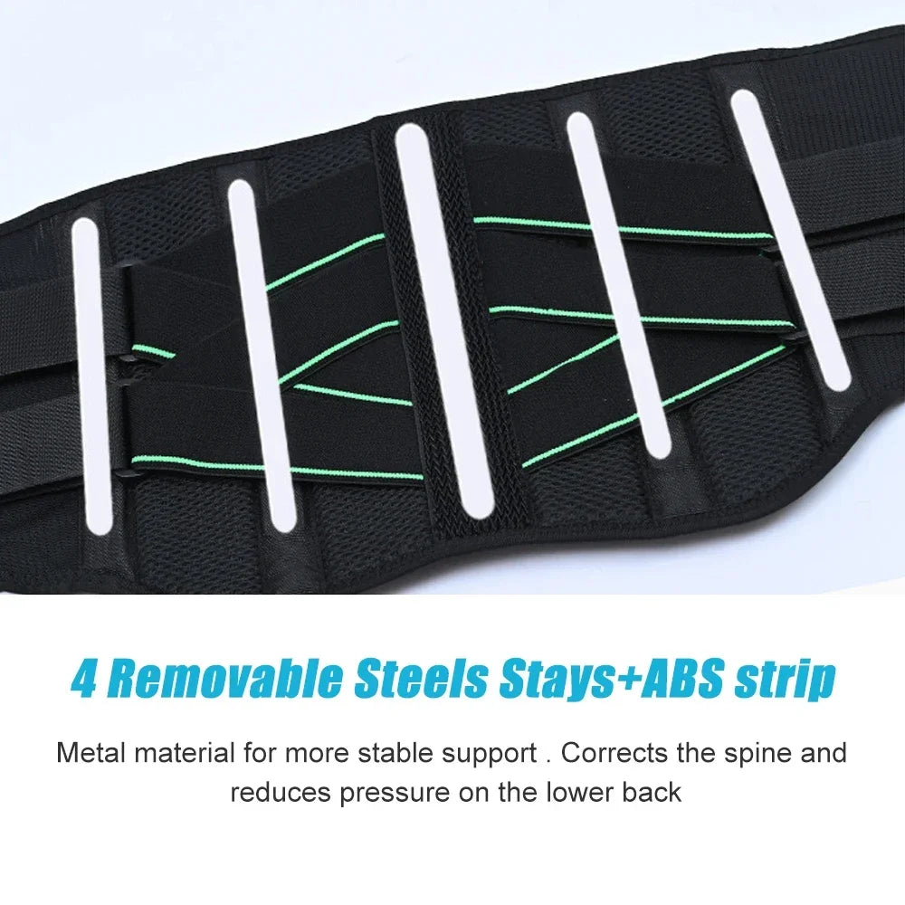 Lower Back Support Brace for Sciatica, Herniated Disc & Back Pain Relief, S-XXXL | StriveRiseFit