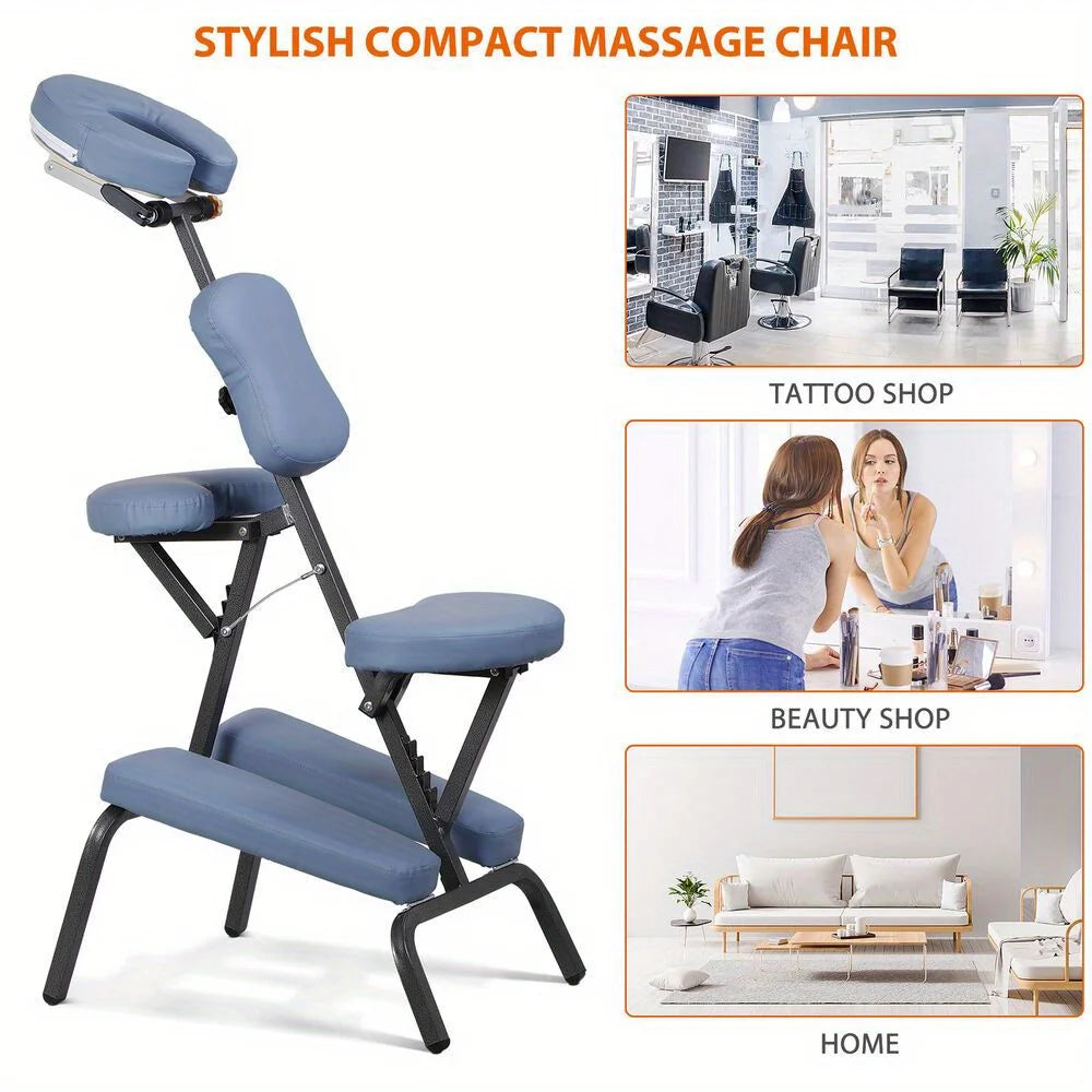 Professional Portable Massage Chair - Foldable Tattoo Chair for Salons