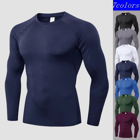 Unisex ~ Men or Woman ~ Compression Shirts Longs Sleeve Workout Gym T-Shirt Running Tops Cool Dry Sports Base Layer Athletic Undershirts