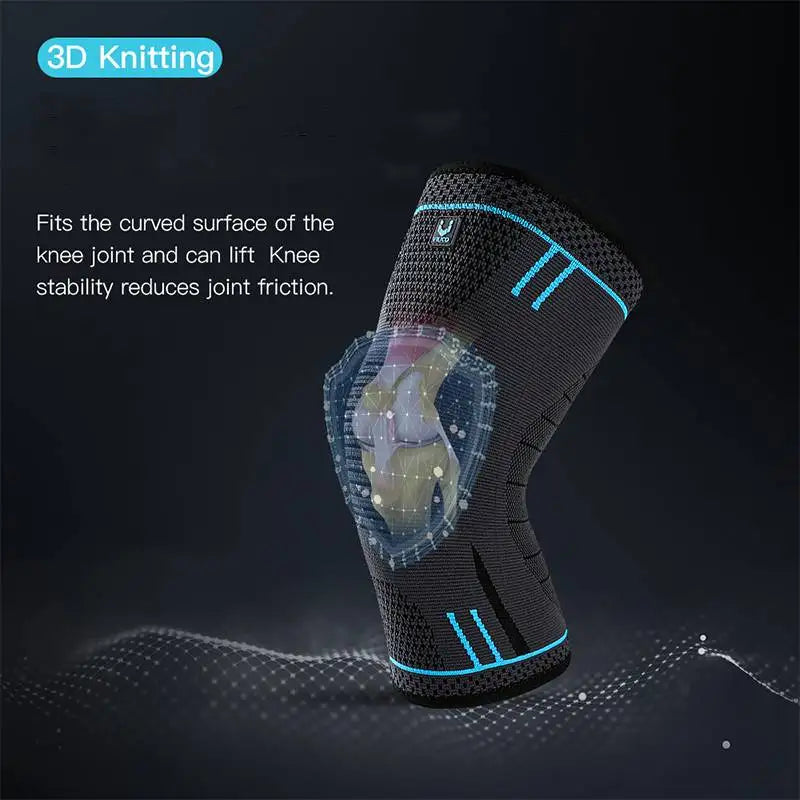Compression Knee Support Sleeve Elastic Breathable Anti-Slip for Football Basketball & Sports | StriveRiseFit