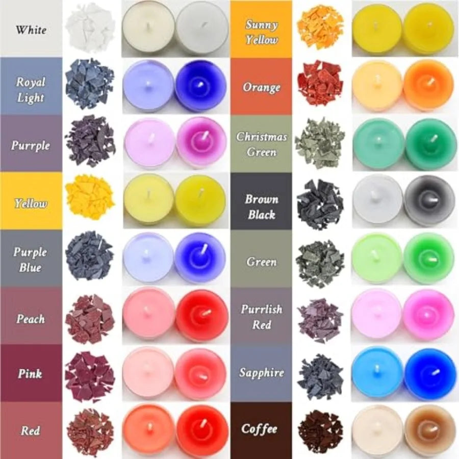 16-Color Soy Wax Candle Dye Set for Candle Making | StriveRiseFit