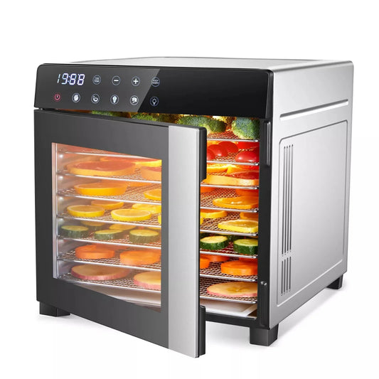 8-Tray Food Dehydrator 600W - Digital Timer & 4 Presets | StriveRiseFit