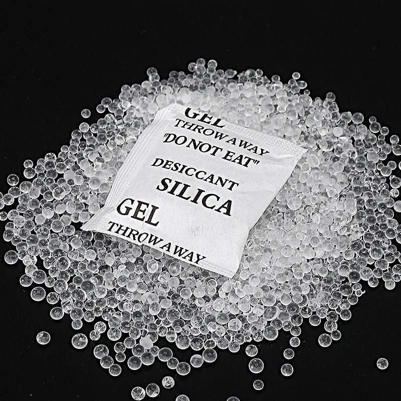 Silica Gel Desiccant Packets - Non-Toxic Moisture Absorber (50-500 Packs)
