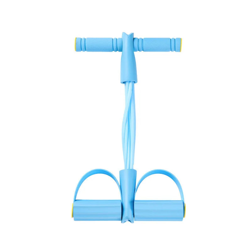 6-Tube Pedal Resistance Bands with Handles Full Body Yoga Stretching Trainer | StriveRiseFit