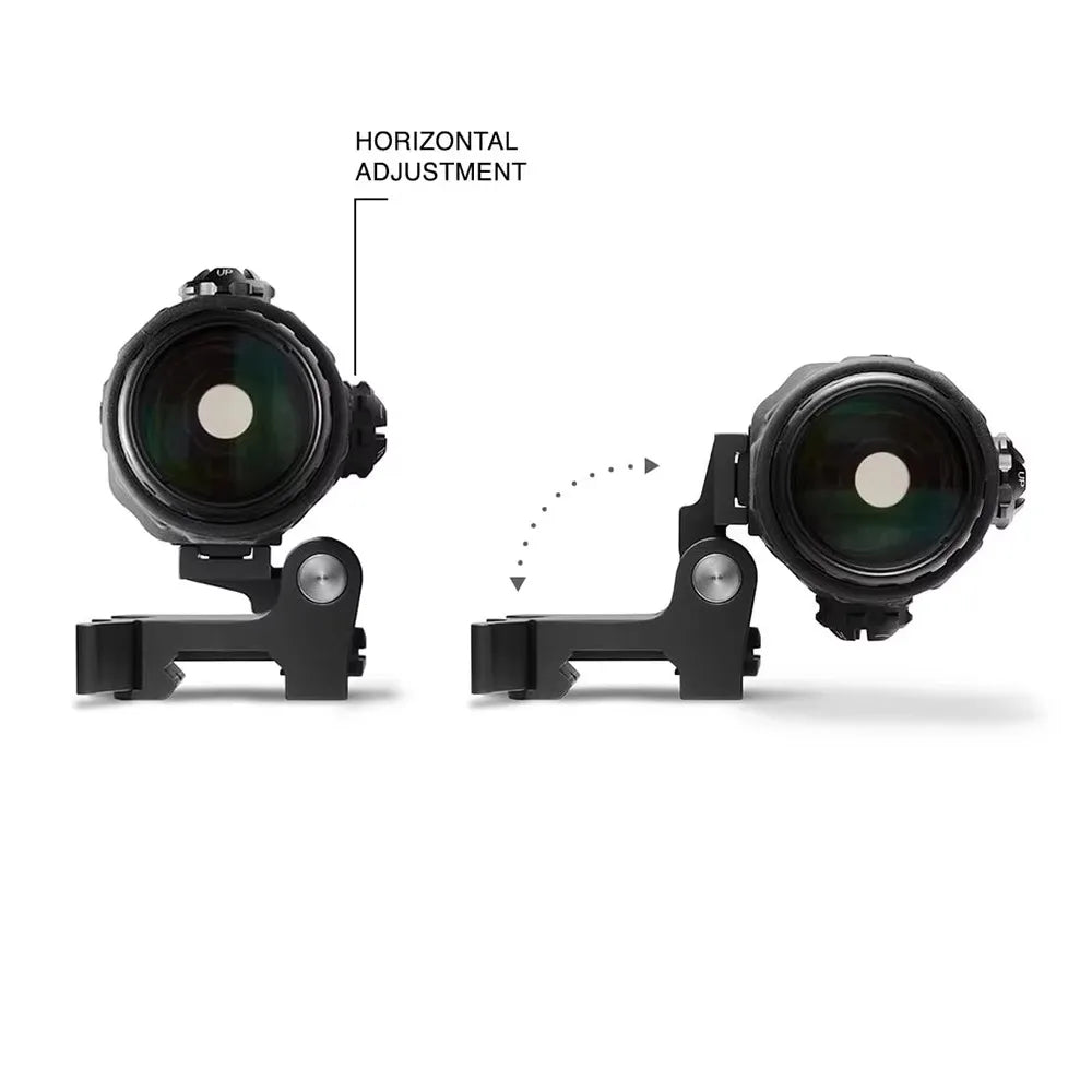 Rifle Magnifier Scope | G33 3.35x / G43 3x / G45 5x | Quick-Detach Side Mount for Picatinny Rail